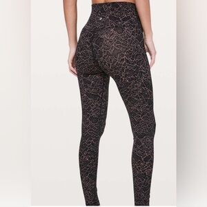 Lululemon Athletica Spanish Rose Align Leggings- Size 8, Full length